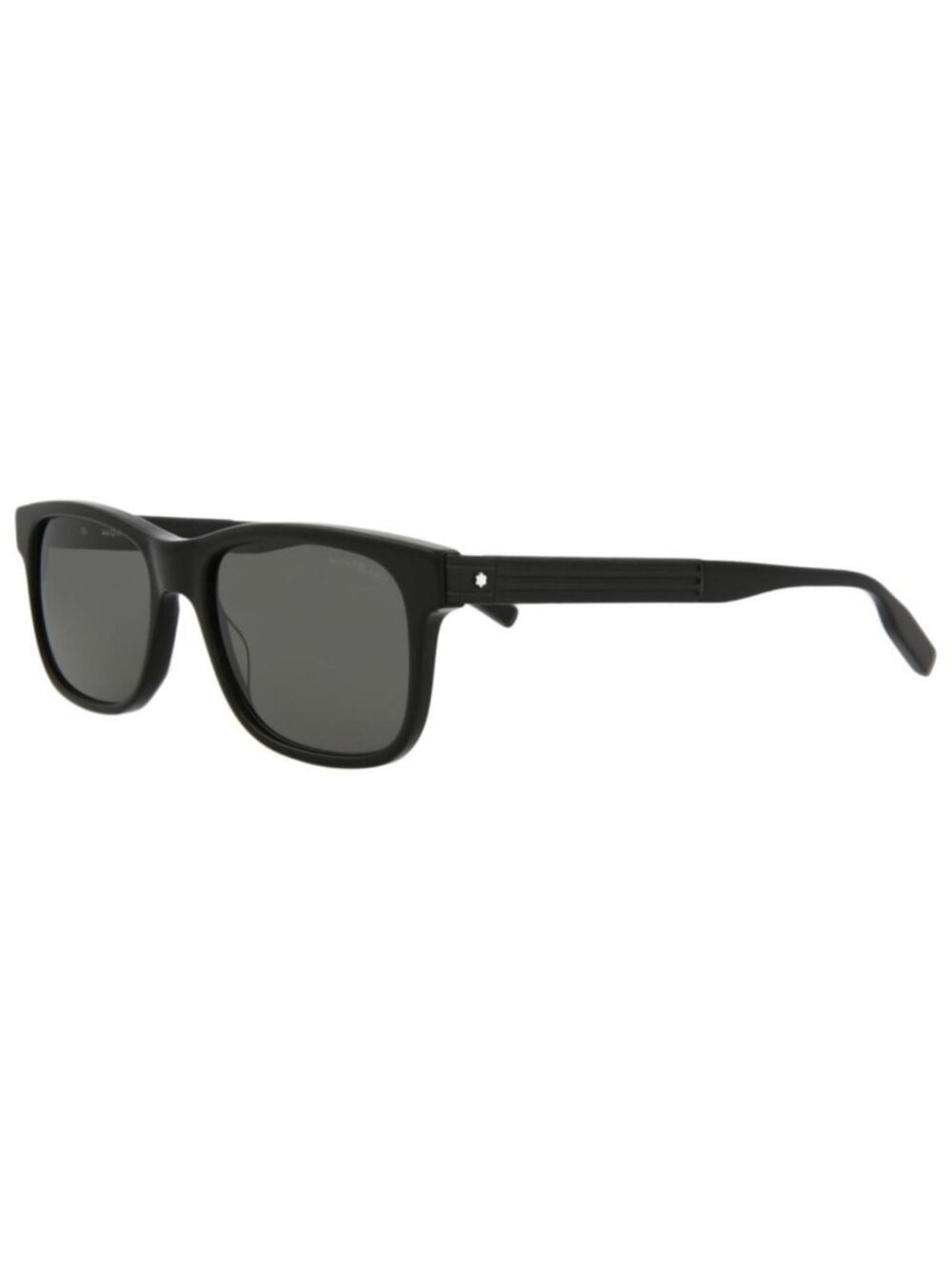 New Montblanc Mens Square/Rectangle Black Black Grey Fashion Designer Sunglasses
